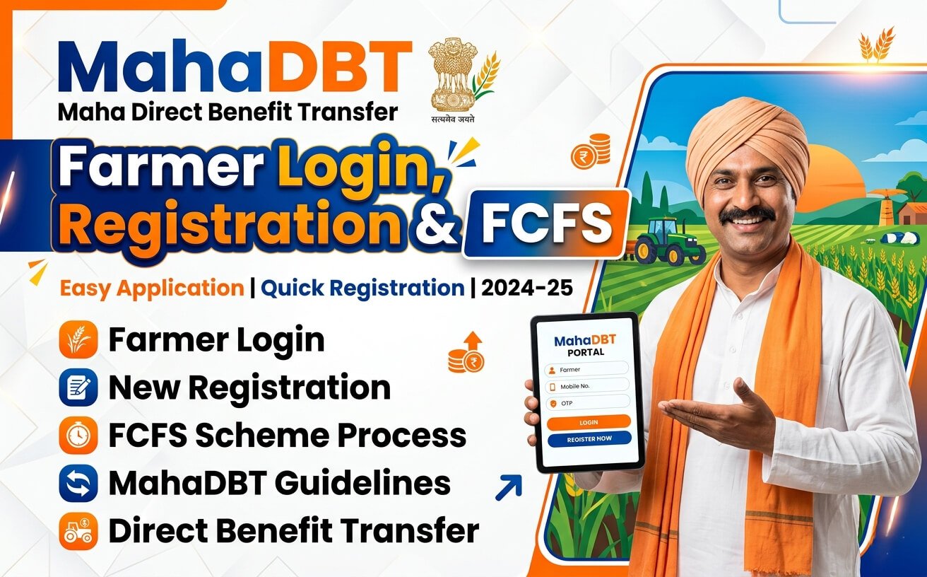 MahaDBT Farmer Login, Registration & FCFS