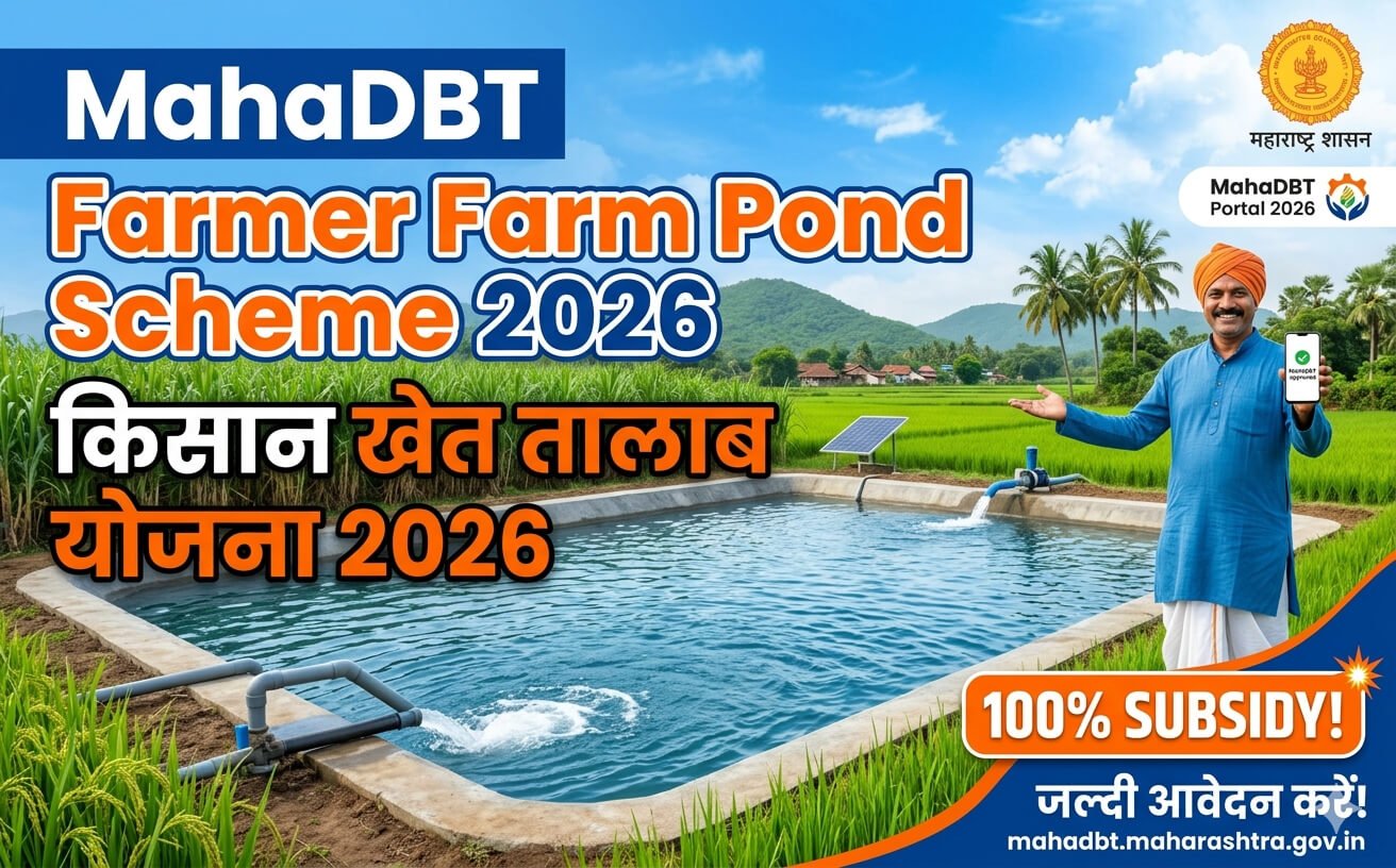 MahaDBT Farmer Farm Pond Scheme 2026