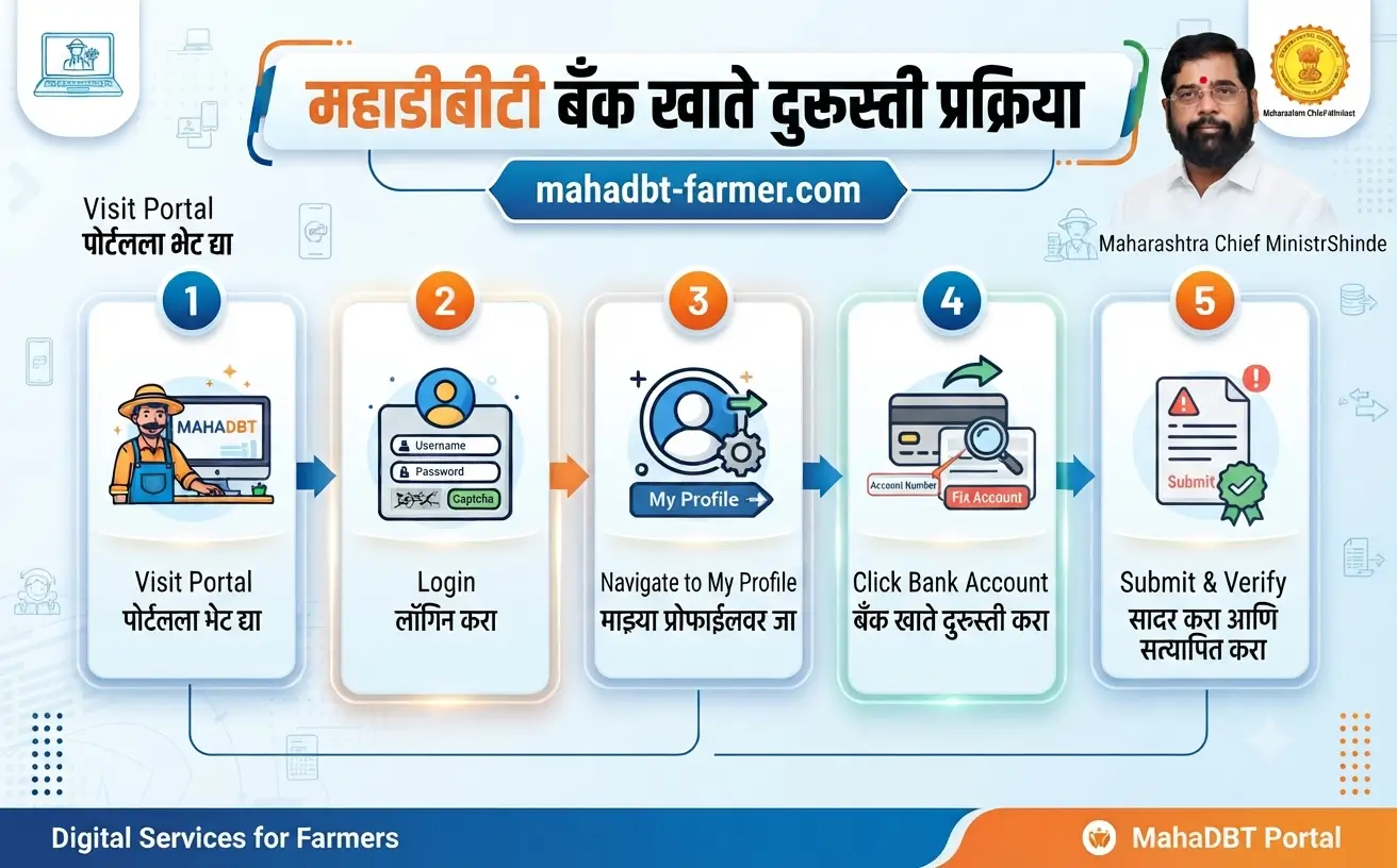 mahadbt-bank-account-correction-process