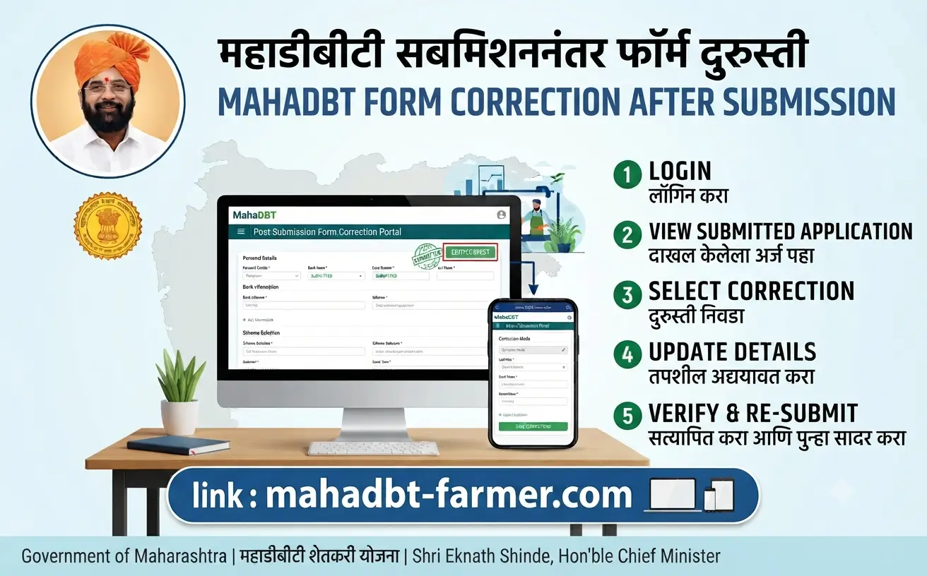 mahadbt-form-correction-after-submission-guide