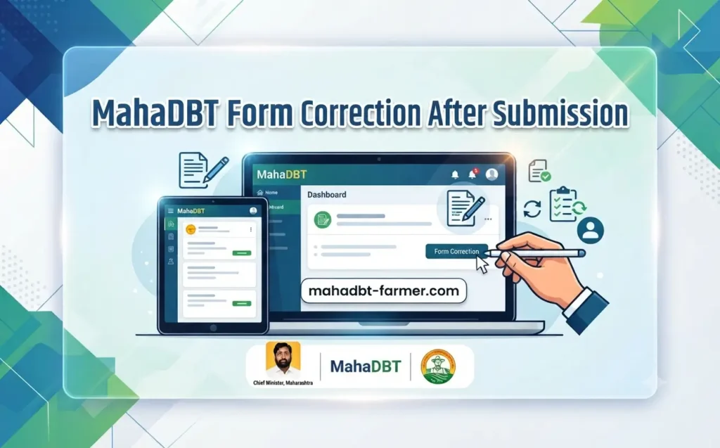 mahadbt-form-correction-after-submission-guide