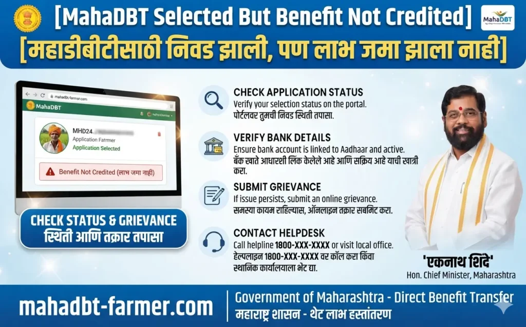 mahadbt-selected-but-benefit-not-credited-solution
